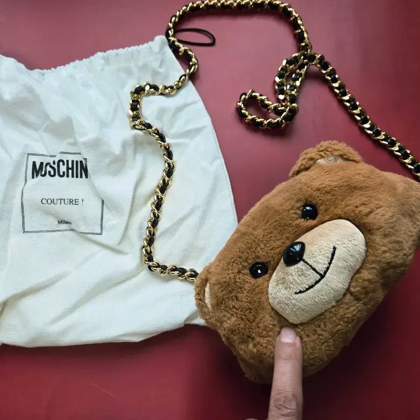 [BUNJANG] Moschino Teddy Bear Chain Bag / 모스키노 테디베어 체인 백