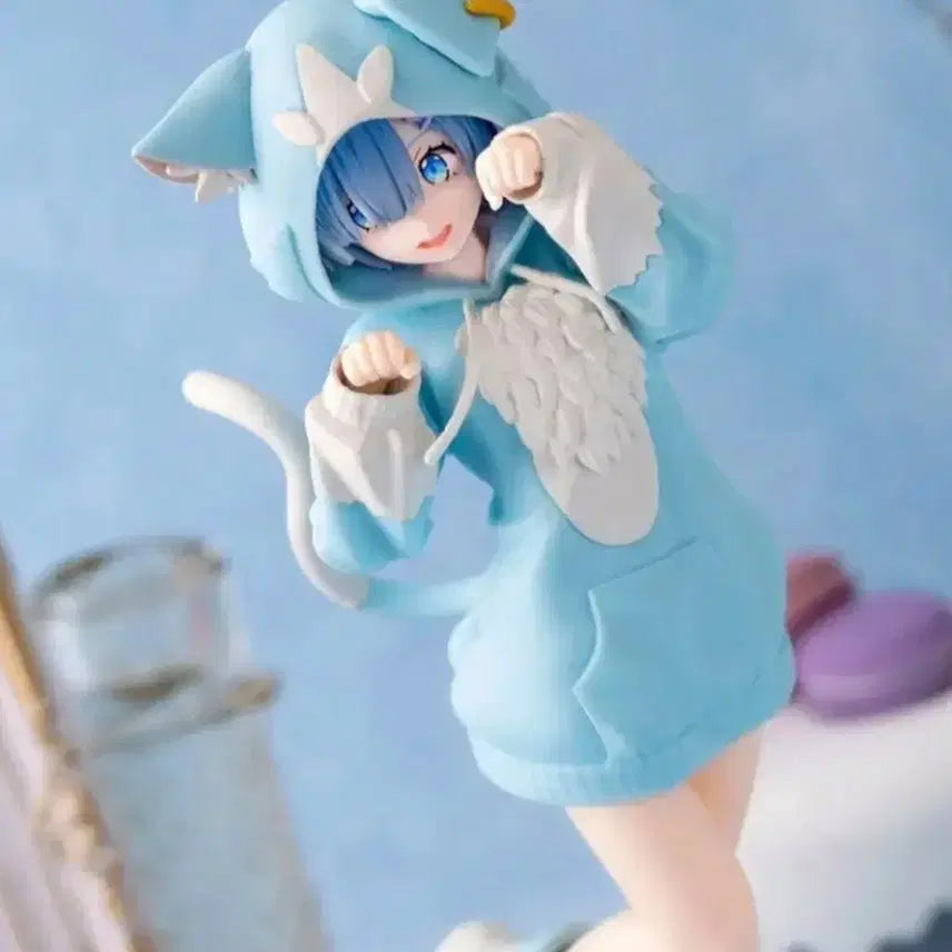 [BUNJANG] Sega Re:Zero Rem Fluffy Moe Moe Pack Ver. Figure (Sealed) / [미개봉]세가 엑스텔라 리제로 렘 피규어 복슬복슬 모후모후