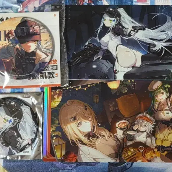 [BUNJANG] Girls' Frontline 2: Exilium Klukai Goods Pop-up Special Card, Ticket, Badge Bundle Set / 소녀전선2 망명 클루카이 굿즈 팝업 특전 카드 티켓 뱃지 일괄