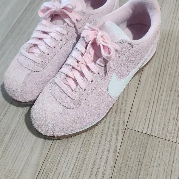 [BUNJANG] Nike Cortez Pink Suede Women's US 7 (240mm) / 나이키 코르테즈 핑크 스웨이드 재질 240