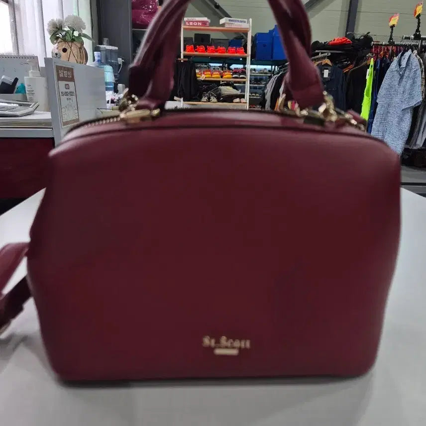 [BUNJANG] St. Scott Burgundy Shoulder Bag / St. Scott 숄더백 버건디