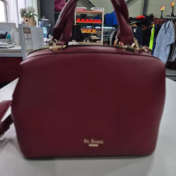 [BUNJANG] St. Scott Burgundy Shoulder Bag / St. Scott 숄더백 버건디