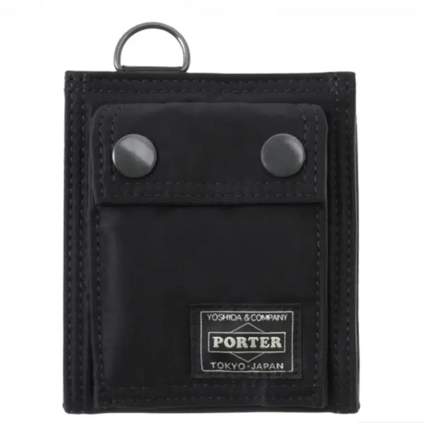 [BUNJANG] Porter All New Tanker Pocket Wallet Black Bifold Wallet / 포터 올뉴 탱커 포켓 월렛 반지갑 블랙