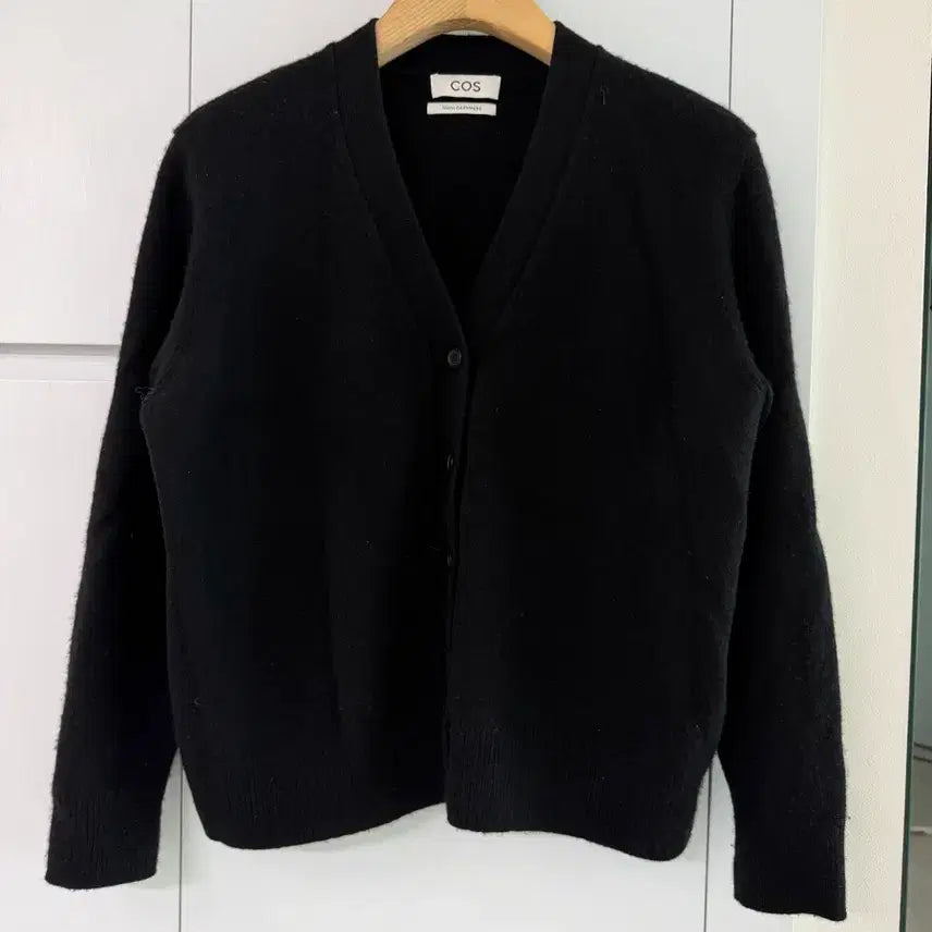 [BUNJANG] COS 100% Cashmere Cardigan Black / COS 가디건 블랙 캐시100