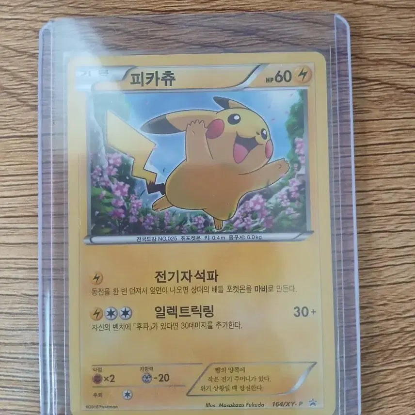 [BUNJANG] Pikachu XY Promo Card / 피카츄 XY 프로모카드