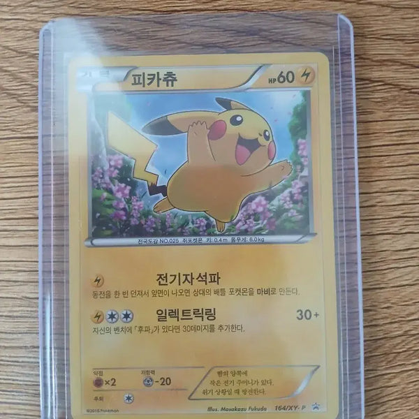 [BUNJANG] Pikachu XY Promo Card / 피카츄 XY 프로모카드