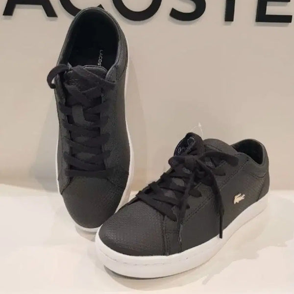[BUNJANG] Lacoste Clearance Sneakers Leather White / 정품)라코스테  클리어런스 스니커즈(225)소가죽