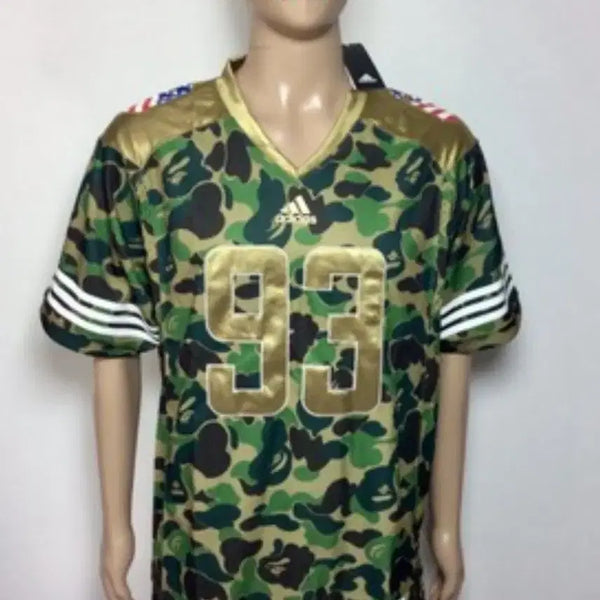 [BUNJANG] Adidas x Bape Super Bowl Football Jersey US XL / [US XL]새제품 아디다스x베이프 슈퍼볼 풋볼 져지