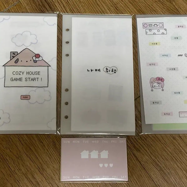 [BUNJANG] Cash Budget Inserts Set / 현금생활속지판매