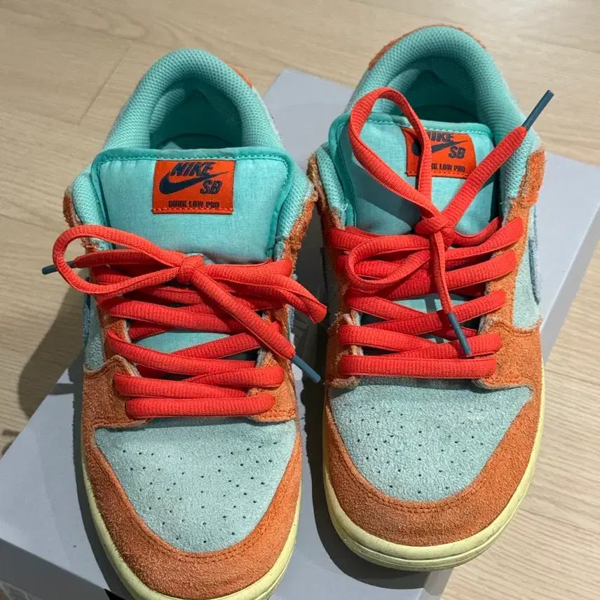 [BUNJANG] Nike Dunk Low SB Orange Mint Size 260 / 나이키 덩크 로우 SB 오렌지 민트 260