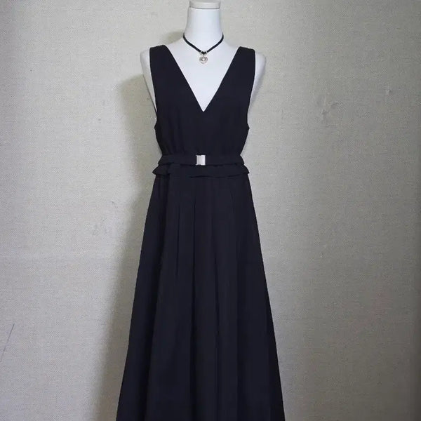 [BUNJANG] DEWL Belt Long Dress Size 55 / DEWL)듀엘 벨트 롱원피스(55)