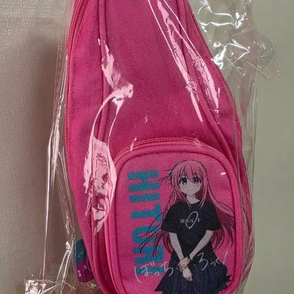 [BUNJANG] Bocchi the Rock! Hitori Gotoh Pink Bag Big Pouch Pencil Case Storage / 봇치더록 봇치더락 고토 히토리 핑크 가방 빅 파우치 필통 수납함