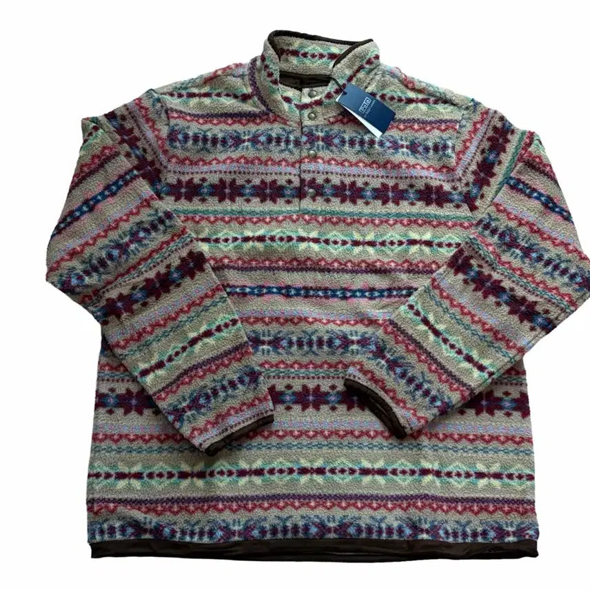 [BUNJANG] Polo Ralph Lauren Fair Isle Fleece Pullover XL Size New / 폴로 랄프로렌 페어아일 플리스 풀오버 XL사이즈 새상품
