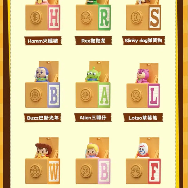 [BUNJANG] Toy Story 5 Keycap Keyring Set / (재입고)토이스토리5 키캡 키링(우디/버즈/랏소/슬링키/알린/렉스/포키)