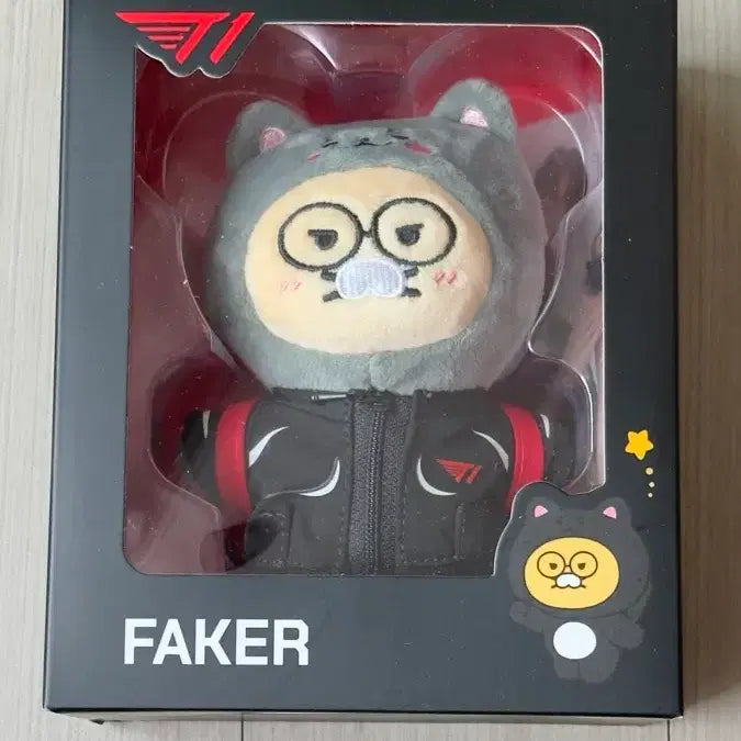 [BUNJANG] Kakao Friends T1 X Friends Faker Chunsik Backpack Keyring Doll / 카카오프렌즈 T1 X 프렌즈 백팩 키링인형 페이커_춘식이
