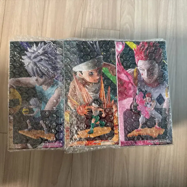 [BUNJANG] Hunter x Hunter Greed Island Dodgeball Figure Gon, Killua, Hisoka (3-Piece Bundle Set, Sealed) / [미개봉] 헌터헌터 그리드 아일랜드 피구 피규어 곤 키르아 히소카