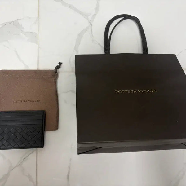 [BUNJANG] Bottega Veneta Black Card Holder / 보테가베네타 카드지갑 블랙