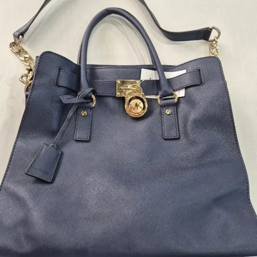 [BUNJANG] Michael Kors Kelsey Tote Bag Navy / 마이클코어스 켈시 토트백 네이비