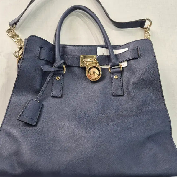 [BUNJANG] Michael Kors Kelsey Tote Bag Navy / 마이클코어스 켈시 토트백 네이비