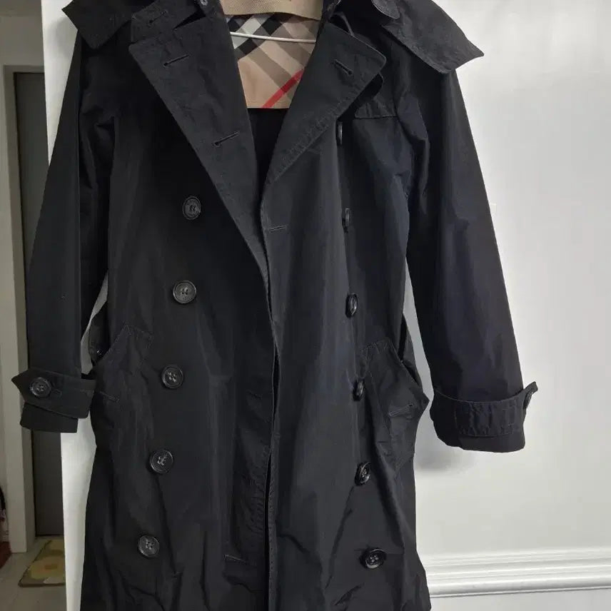 [BUNJANG] Burberry Brit Black Trench Coat / 버버리 브릿 블랙 트렌치코트