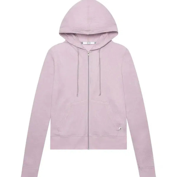 [BUNJANG] SIO Stitch Waffle Hood Zip-Up / 시오 SIO STITCH WAFFLE HOOD ZIPUP [BABY PI