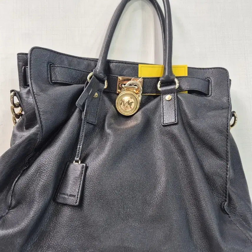 [BUNJANG] Michael Kors Black Leather Shoulder Bag / 마이클코어스 여성 가방 블랙