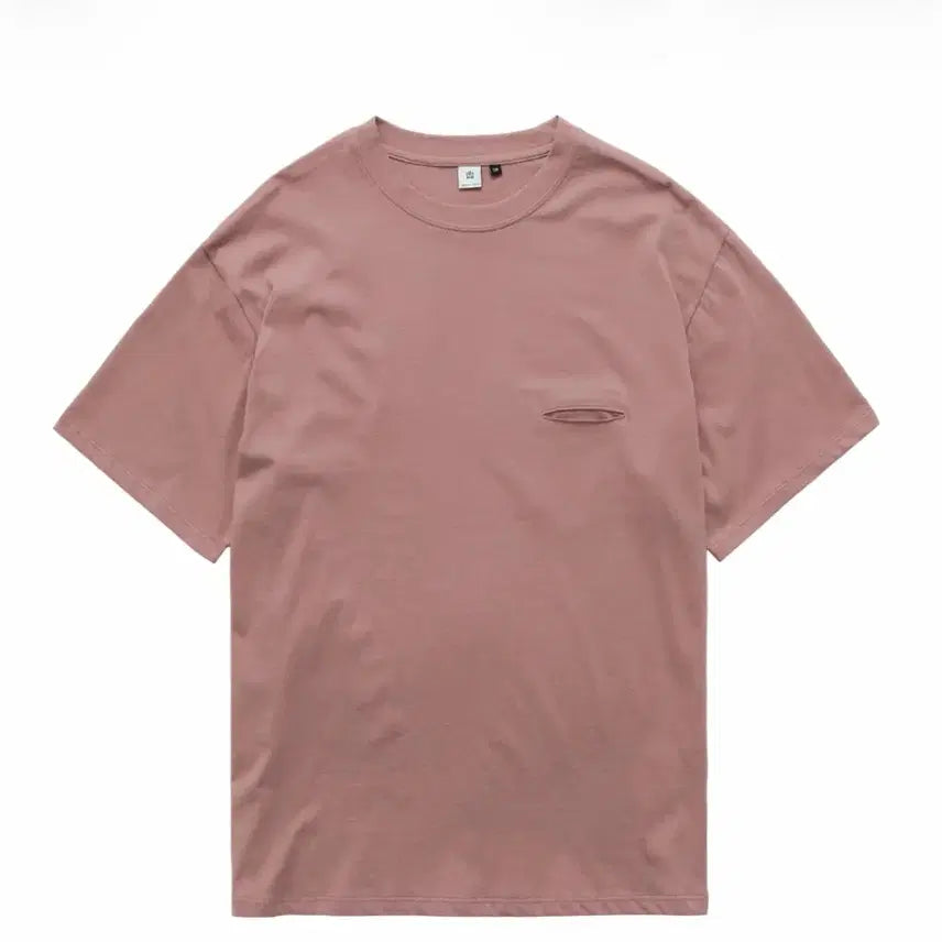 [BUNJANG] Polilu Slash Cut T-Shirt Pink / [2] 폴리테루 슬래쉬 컷 티셔츠 핑크