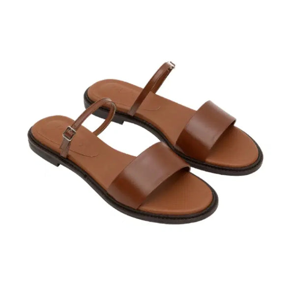 [BUNJANG] PVCS Liberty Strap Mule Brown / PVCS 리버티 스트랩 뮬 브라운 235