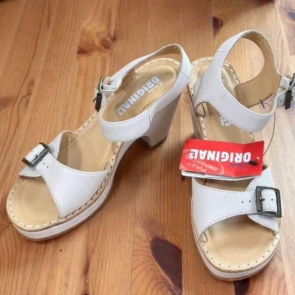 [BUNJANG] Clarks Women's Wedge Sandals 5D (235-240) / 클락스 여성 웨지 샌들 통굽 힐 5D (235-240) 거의새것