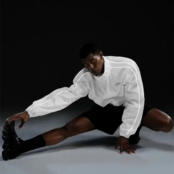 [BUNJANG] Born to Win Warm-up Jacket White / 본투윈 웜업 자켓 화이트