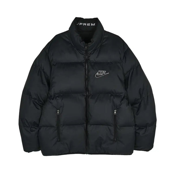 [BUNJANG] Supreme x Nike Reversible Puffy Jacket Black (21SS) - Size L / [L] 슈프림 x 나이키 리버서블 퍼피 자켓 블랙 - 21SS