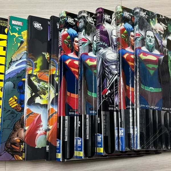 [BUNJANG] Watchmen, Kingdom Come, Justice, X-Men Graphic Novel Bundle / 그래픽 노블 일괄 판매 왓치맨 킹덤컴 저스티스 X-MEN