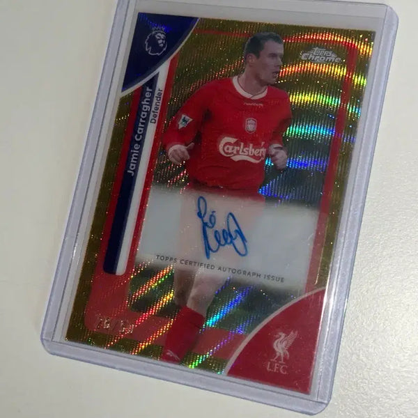 [BUNJANG] 25/26 EPL Jamie Carragher Autographed Topps Chrome Card / 25/26 탑스크롬 epl 제이미 캐러거