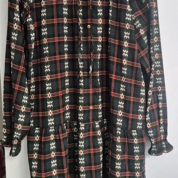 [BUNJANG] Thursday Island Checked Midi Dress / 써스데이 아일랜드 체크 원피스