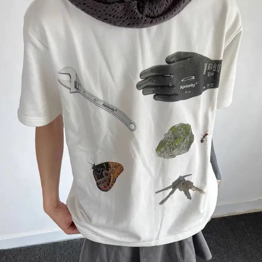 [BUNJANG] Graphic Street Short-Sleeve T-Shirt / [새상품] 그래픽 스트릿 반팔티