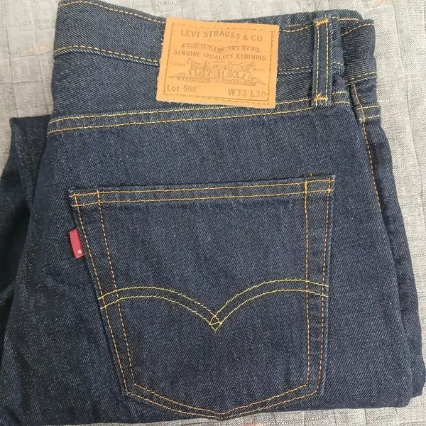 [BUNJANG] Levi's 568 Dark Indigo Jeans (32x30) / [32x30]리바이스568 다크인디고
