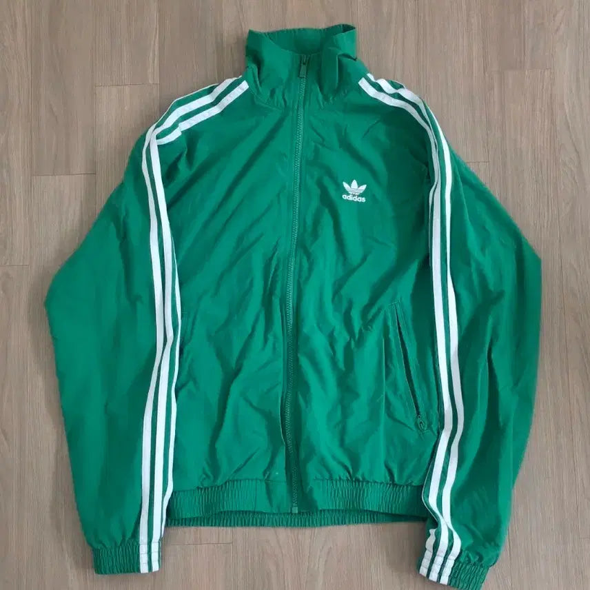 [BUNJANG] Adidas Woven Firebird Track Top Green S / 아디다스 우븐 파이어버드 트랙탑 그린 S