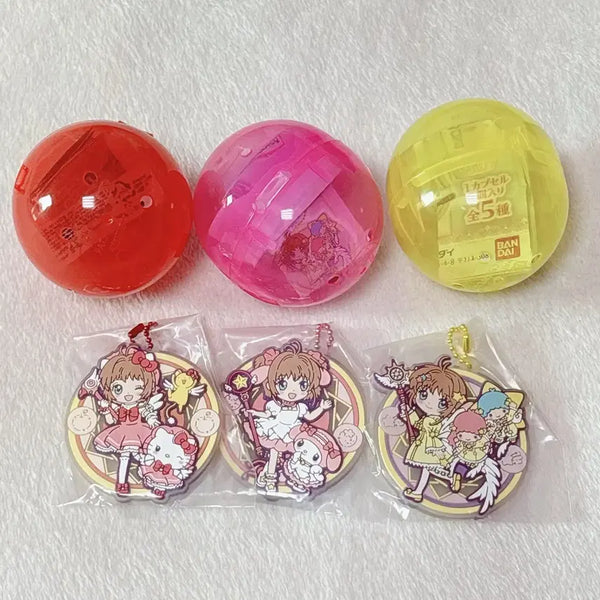 [BUNJANG] Sanrio x Cardcaptor Sakura Collaboration Gacha Rubber Keyring Bundle Set / 산리오 카드캡터체리 콜라보 가챠 고무 키링 일괄