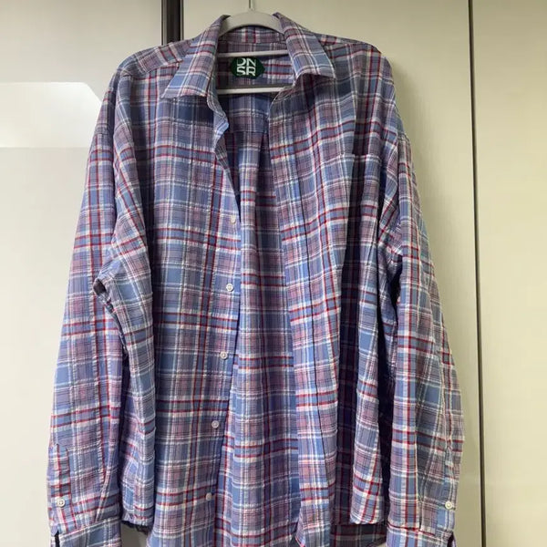 [BUNJANG] DNSR Checkered Shirt XS / 디앤써 dnsr 체크셔츠 xs