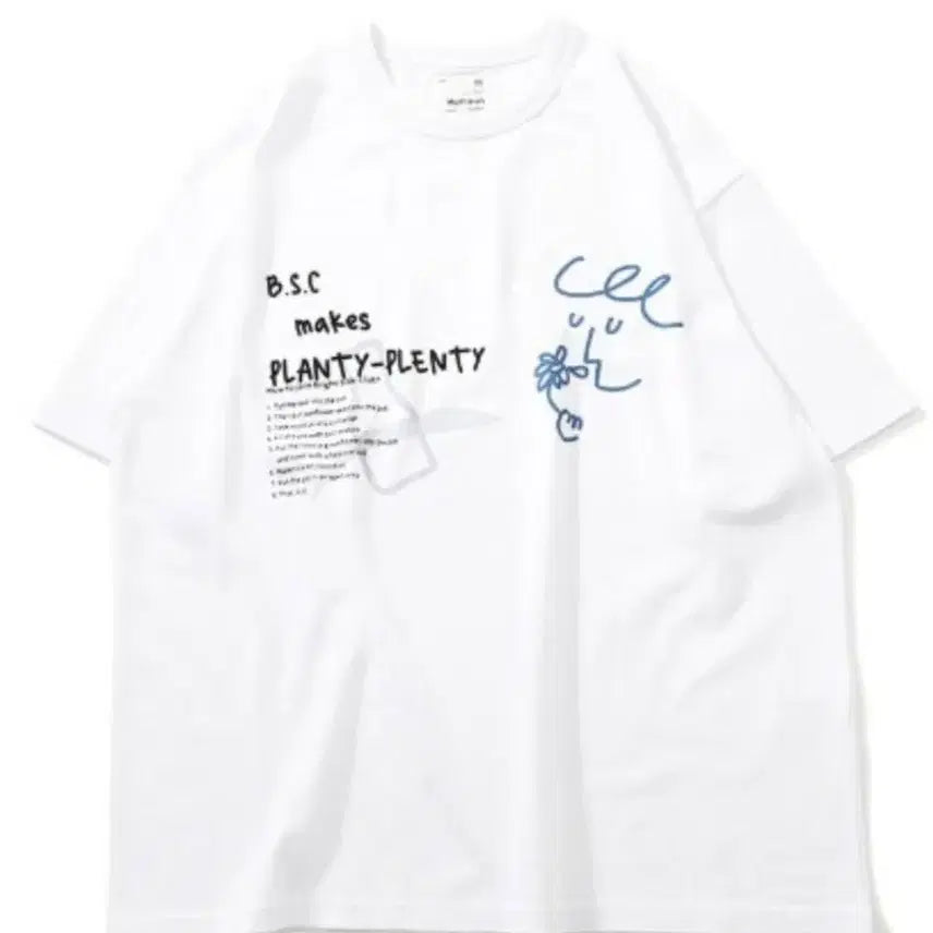 [BUNJANG] HOLY'SUN BSC Graphic T-Shirt Size S / 홀리선 bsc 그래픽 반팔 티셔츠 3rd S