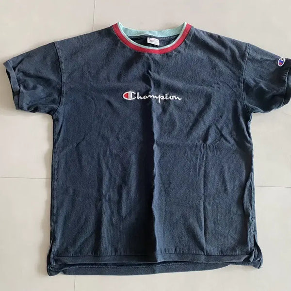 [BUNJANG] Champion Navy Short Sleeve T-Shirt Women's L / 챔피언 네이비 반팔티 여성L(90)사이즈