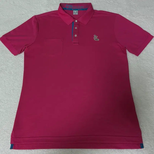 [BUNJANG] JDX Pink Collar T-shirt / JDX 핑크 카라티 100