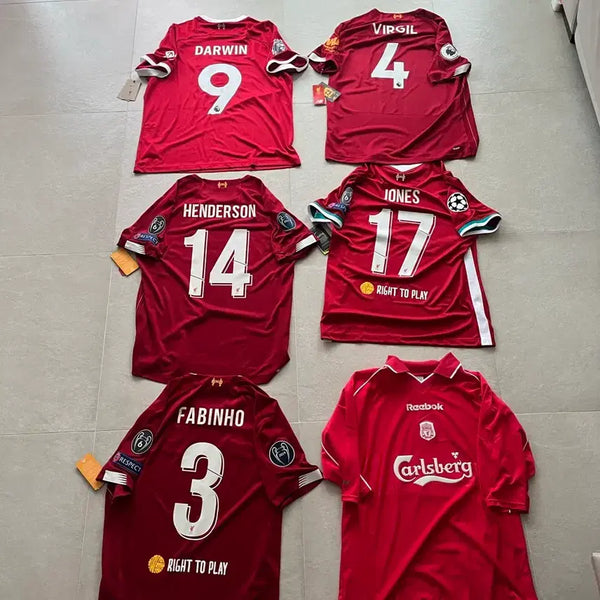 [BUNJANG] Liverpool FC Football Jerseys Bundle Set / 리버풀 유니폼 일괄 판매
