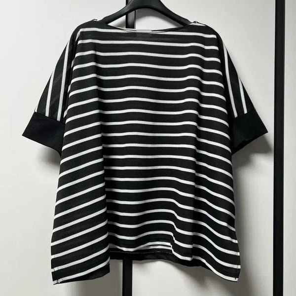 [BUNJANG] Stripe Oversized Fit T-Shirt / 소재 좋은 단가라 티셔츠 박시핏