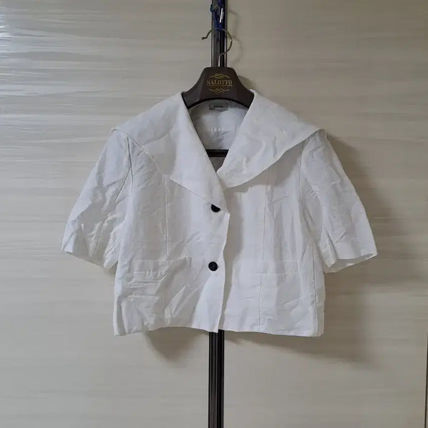 [BUNJANG] System Sailor Collar Short Sleeve Jacket / 한섬 시스템 세일러 칼라 반팔 자켓