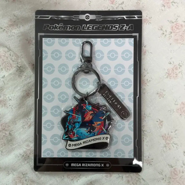 [BUNJANG] Pokemon Legends ZA Mega Charizard X Metal Keyring / 포켓몬 레전드 ZA 메가 리자몽X 메탈 키링