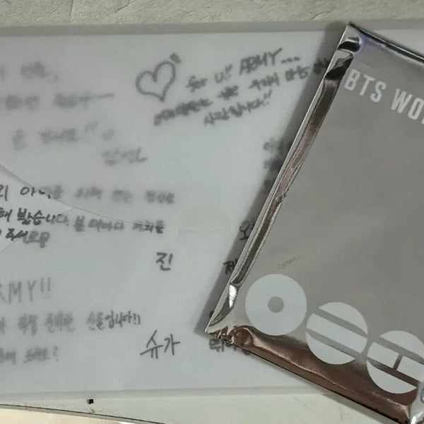 [BUNJANG] BTS Arirang Busan Concert Photocard + Handwritten Postcard Bundle Set / BTS 방탄소년단 아리랑 부산 콘서트 조공 포카 + 손글씨 엽서 판매
