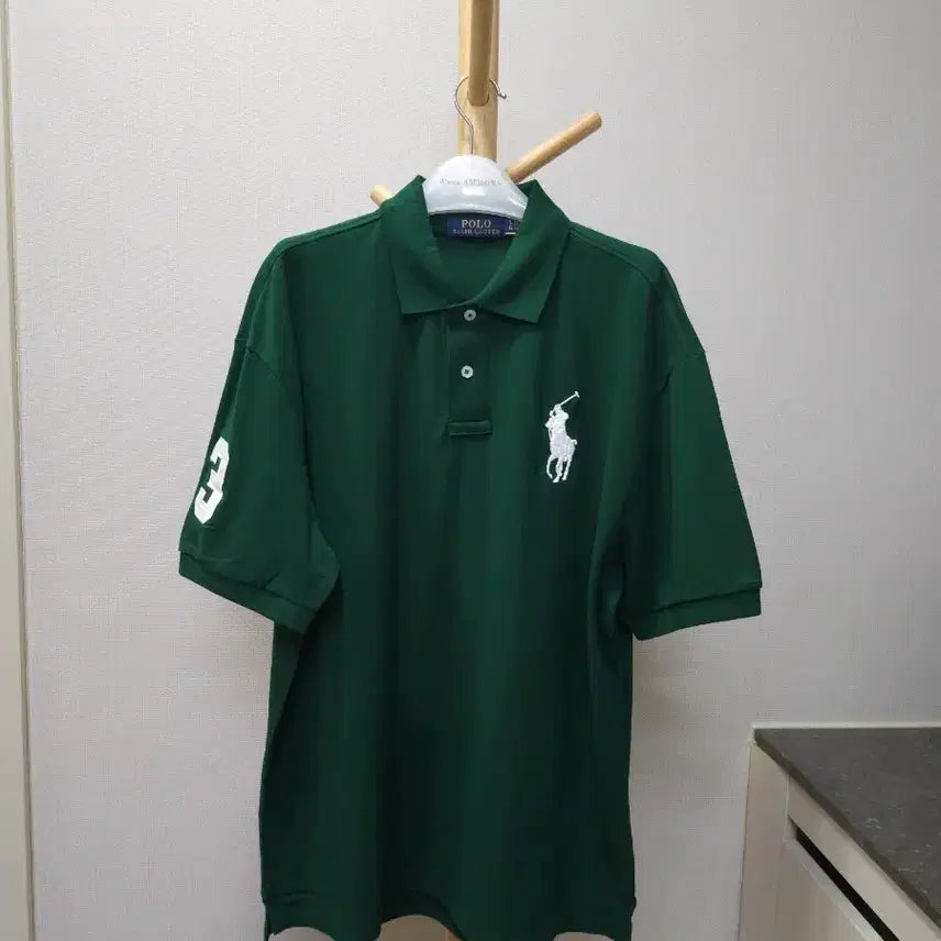 [BUNJANG] Polo Ralph Lauren Big Pony Men's Cotton Pique Polo Shirt / 폴로 랄프로렌 반팔 카라티
