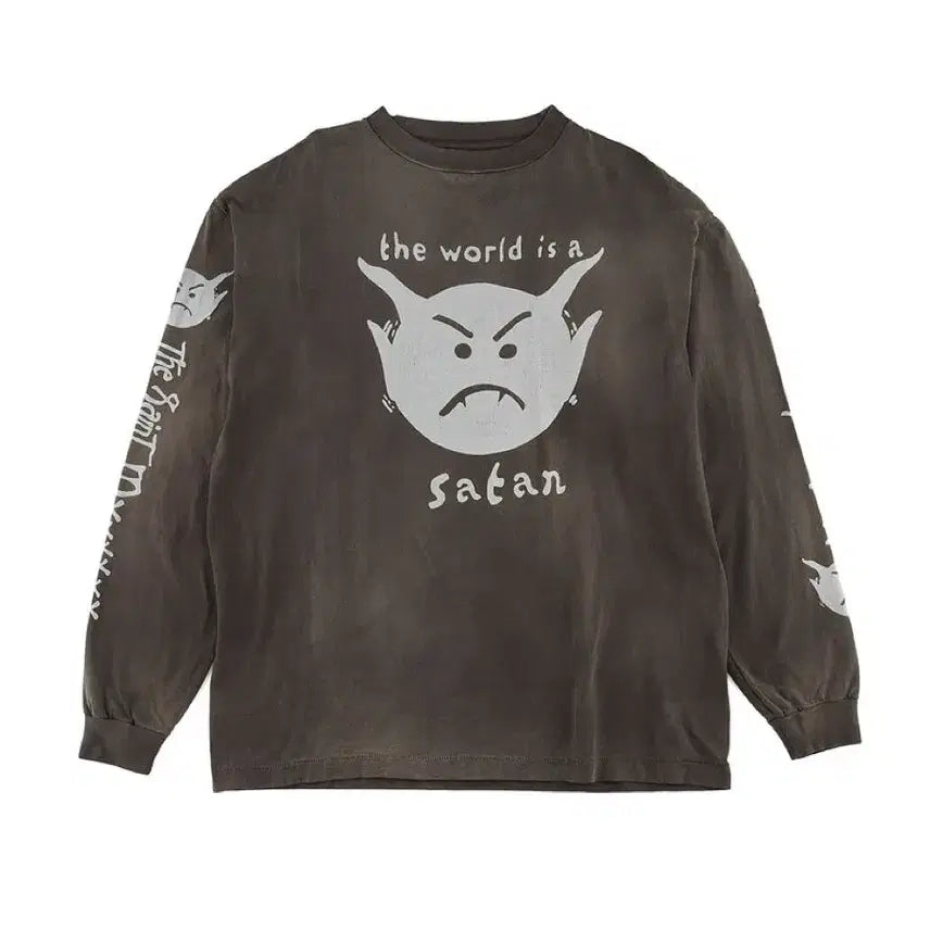 [BUNJANG] Saint Michael 21AW Smashing Pumpkins Long Sleeve XL / 세인트미카엘 21aw 스매싱펌킨스 롱슬리브 XL