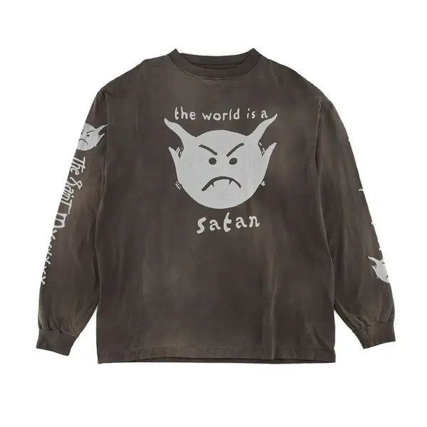 [BUNJANG] Saint Michael 21AW Smashing Pumpkins Long Sleeve XL / 세인트미카엘 21aw 스매싱펌킨스 롱슬리브 XL